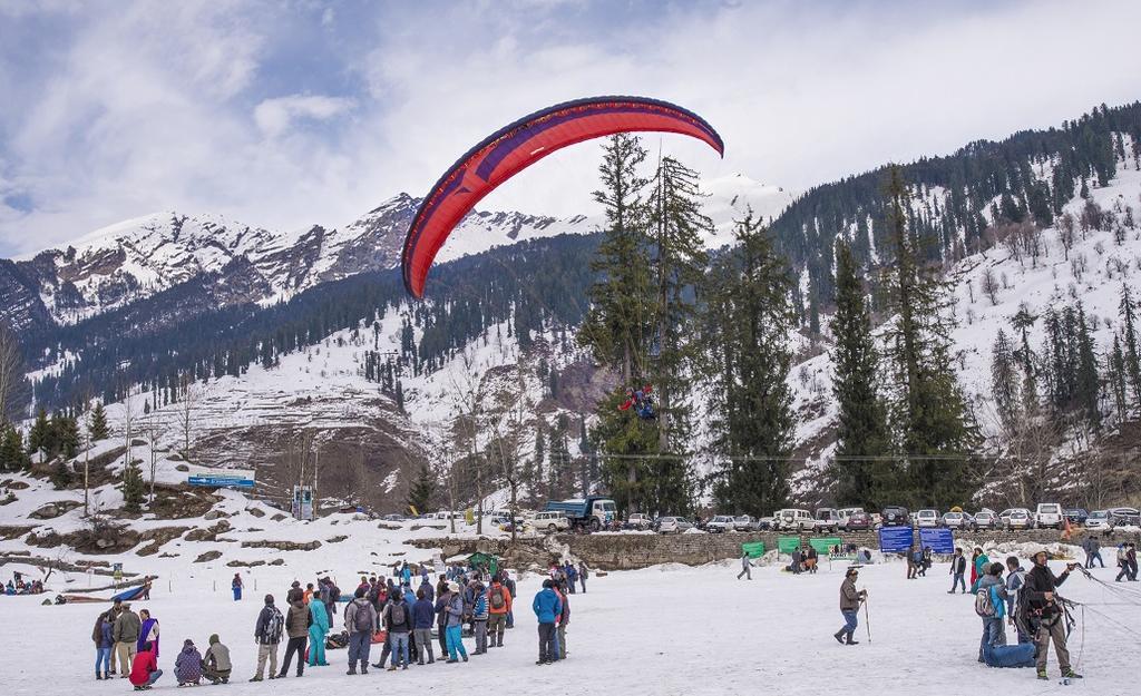 Solang Valley Resort Manāli Eksteriør bilde